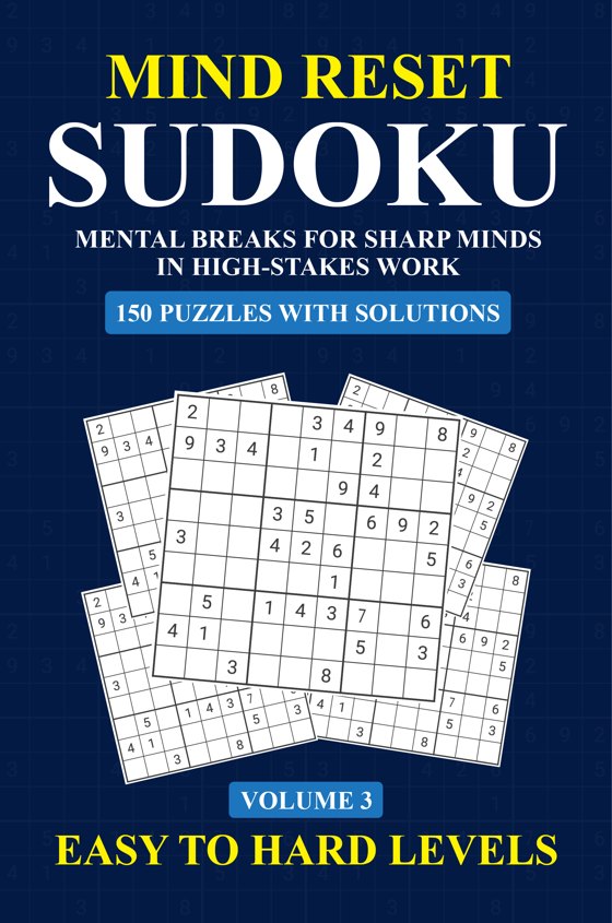 Mind Reset Sudoku — Vol. 3